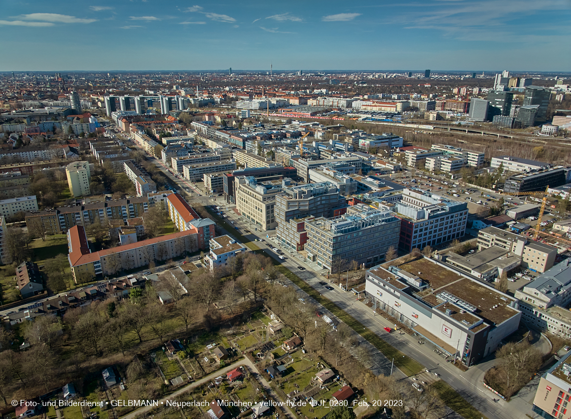 20.02.2023 - Copterfotos und Luftbilder von Berg am Laim